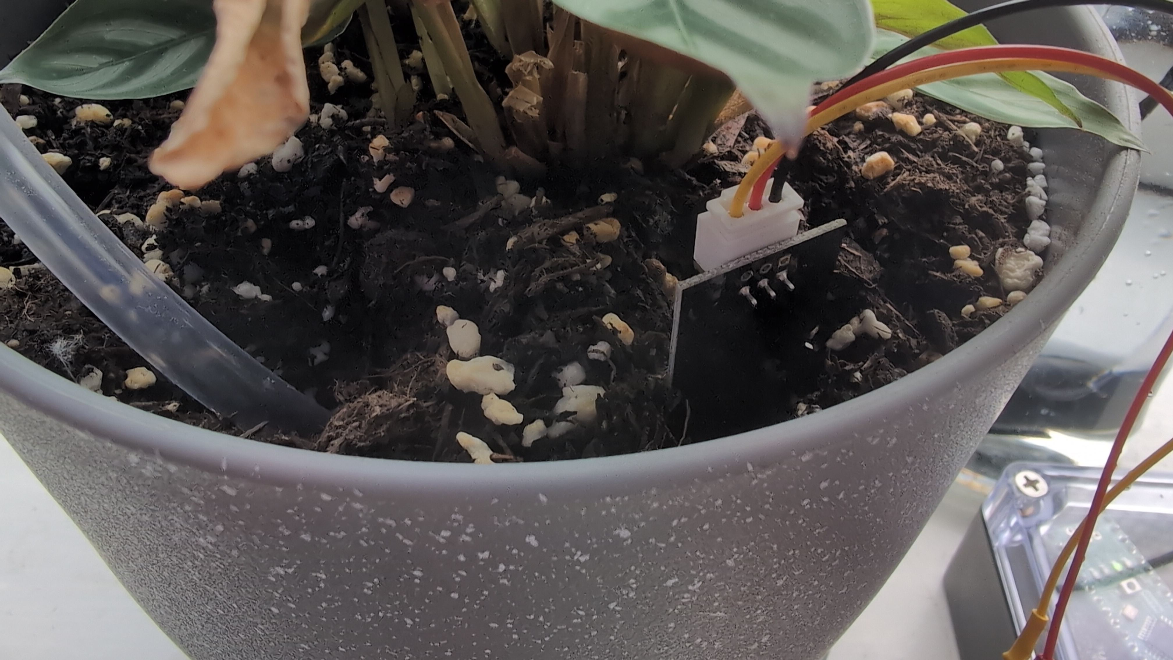 Moisture sensor in the soil